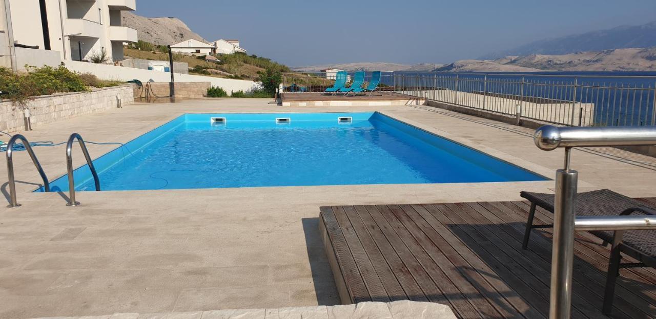 Studio Apartma Pag Blue Ocean 1 With Sea View Pag Town Luaran gambar